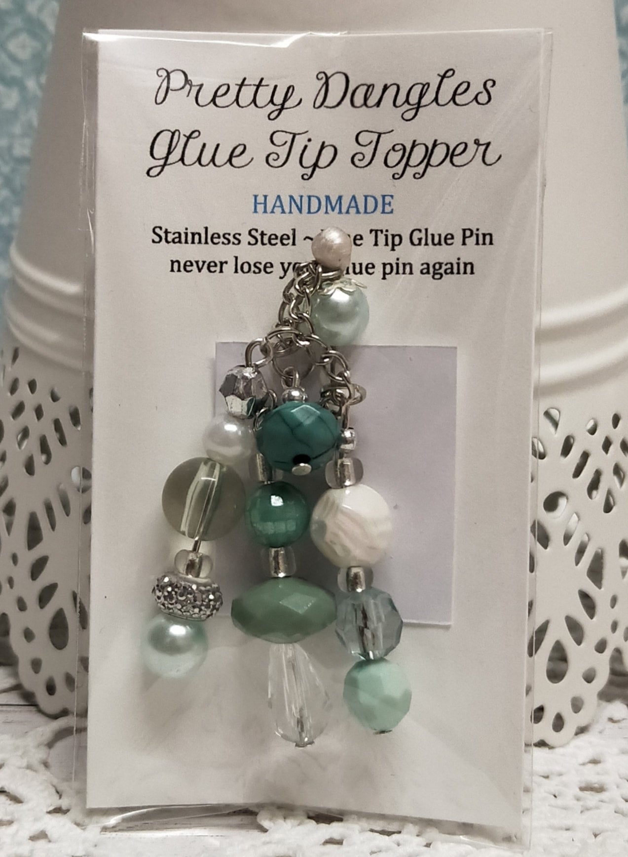 my version of the glue tip toppers(use stainless steel pins) 